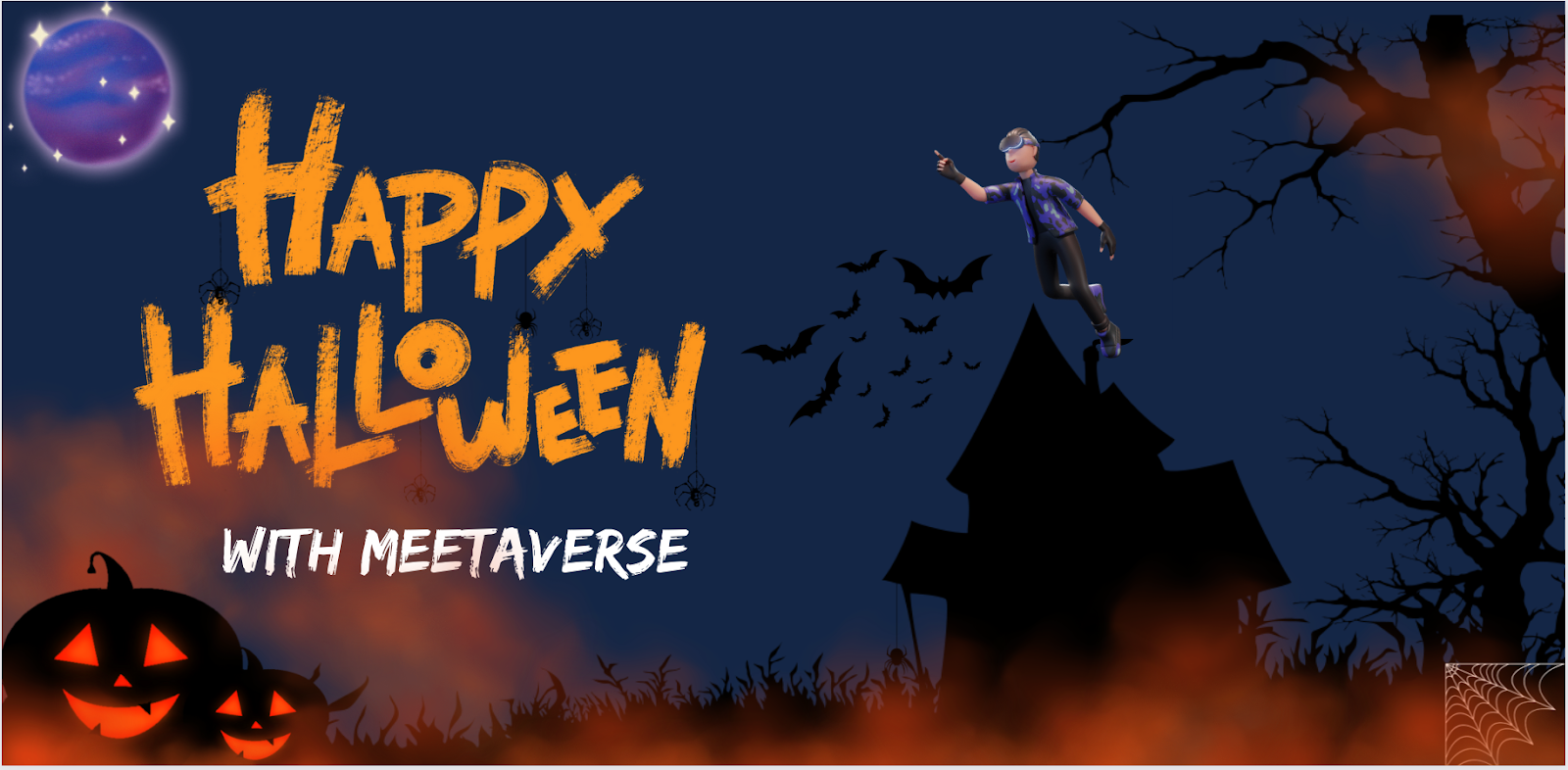 virtual halloween remote work ideas for corporate teams - metaverse halloween