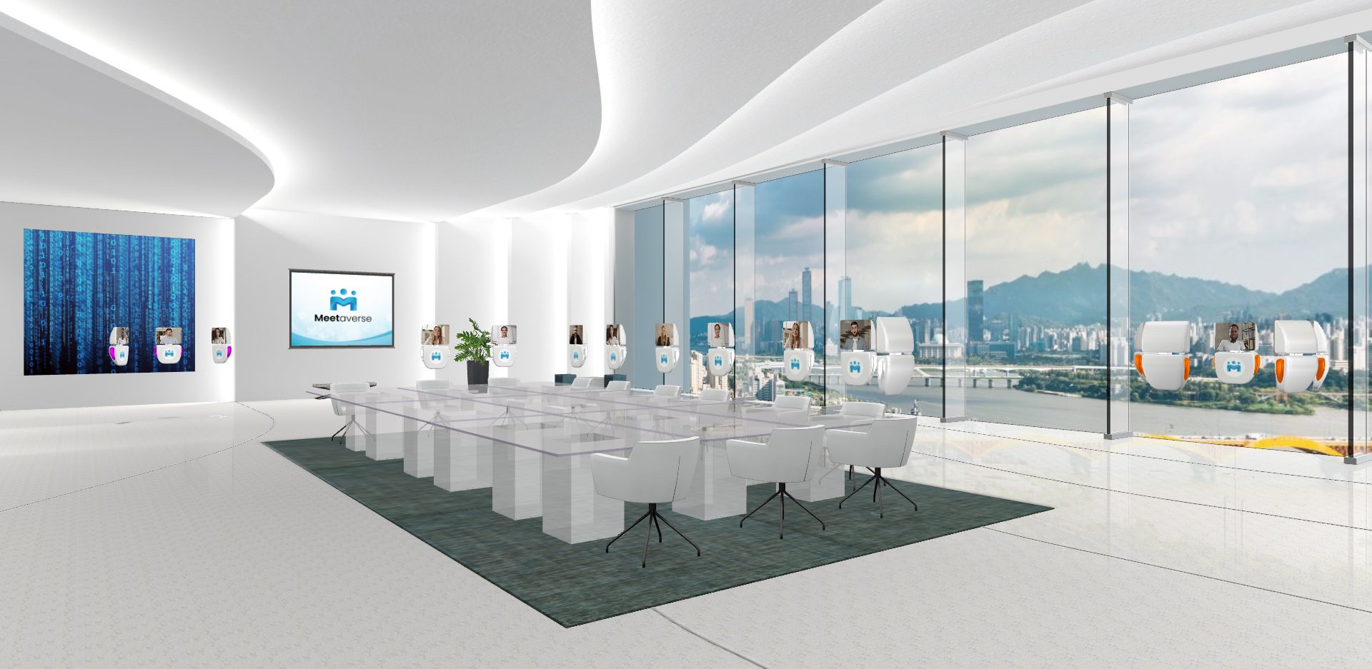 digital work environment in metaverse office, metaverse workplaces